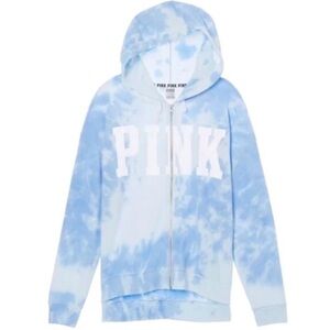 PINK Tie Dye Zip-up